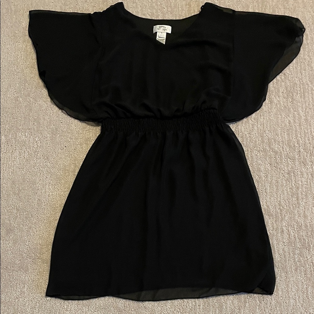 Sweet Storm Black Mini Dress